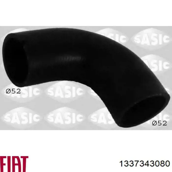 Купити 1337343080 Fiat/Alfa/Lancia Шланг/патрубок интеркуллера