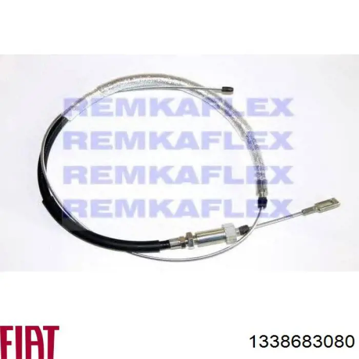 1338683080 Fiat/Alfa/Lancia Трос ручного гальма передній