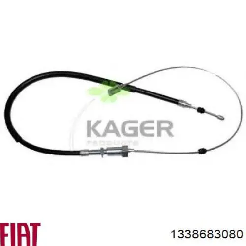 Трос стоянкового гальма передній Fiat/Alfa/Lancia 1338683080 ціна, від 11.35 USD