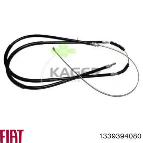 1339394080 Fiat/Alfa/Lancia Трос ручного гальма задній, правий/лівий