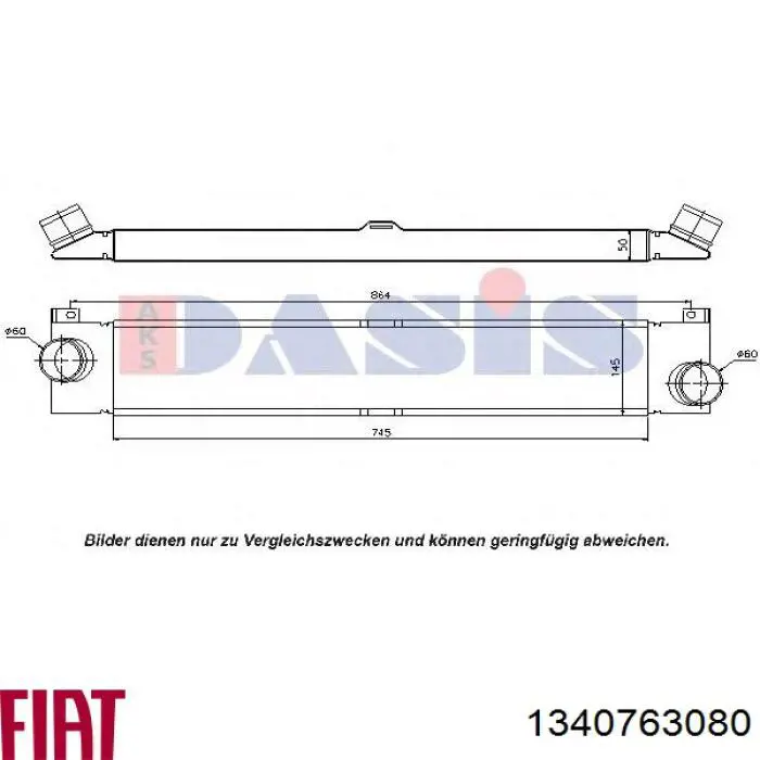 Купити 351319204310 Magneti Marelli Радіатор интеркуллера