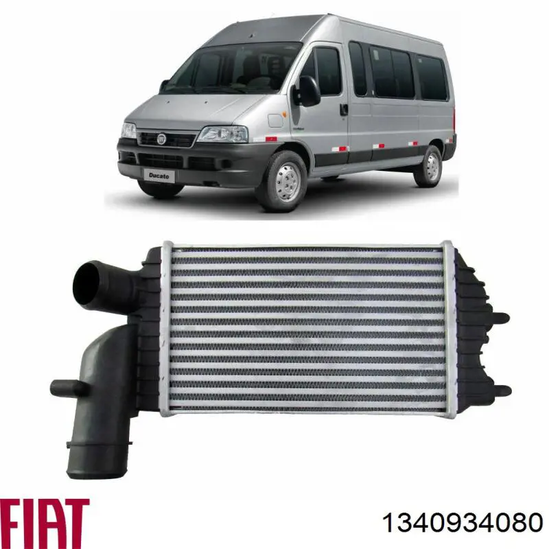 1340934080 Fiat/Alfa/Lancia Охолоджувач наддувочного повітря