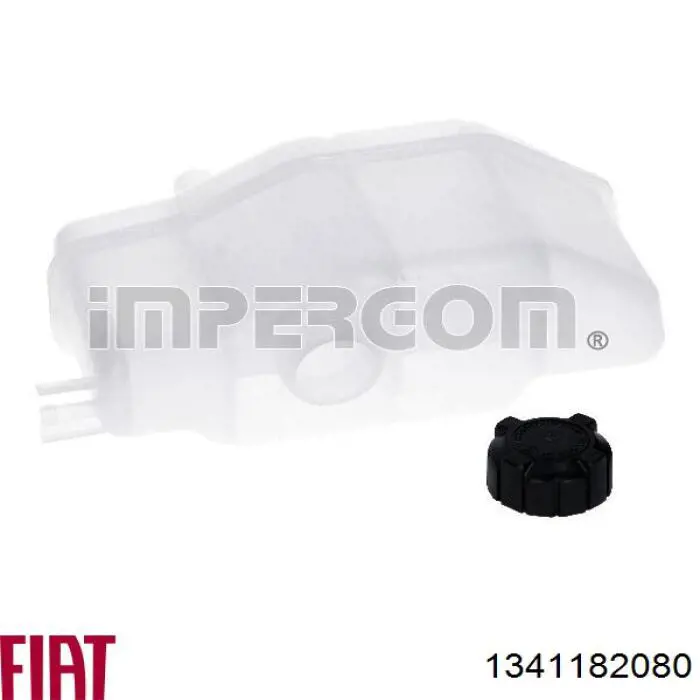 Бачок системи охолодження 1341182080 Fiat/Alfa/Lancia