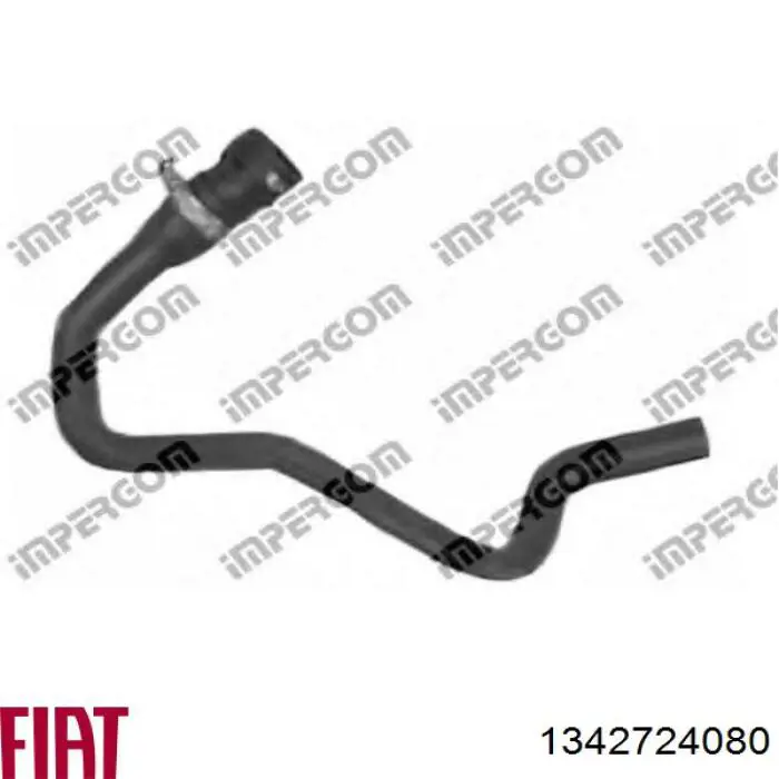 Купити 1342724080 Fiat/Alfa/Lancia Шланг радіатора опалювача/пічки, подача