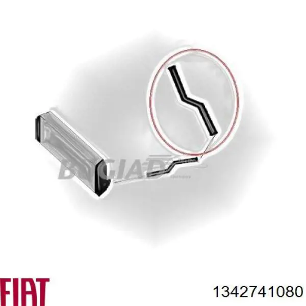 1342741080 Fiat/Alfa/Lancia Шланг/патрубок интеркуллера