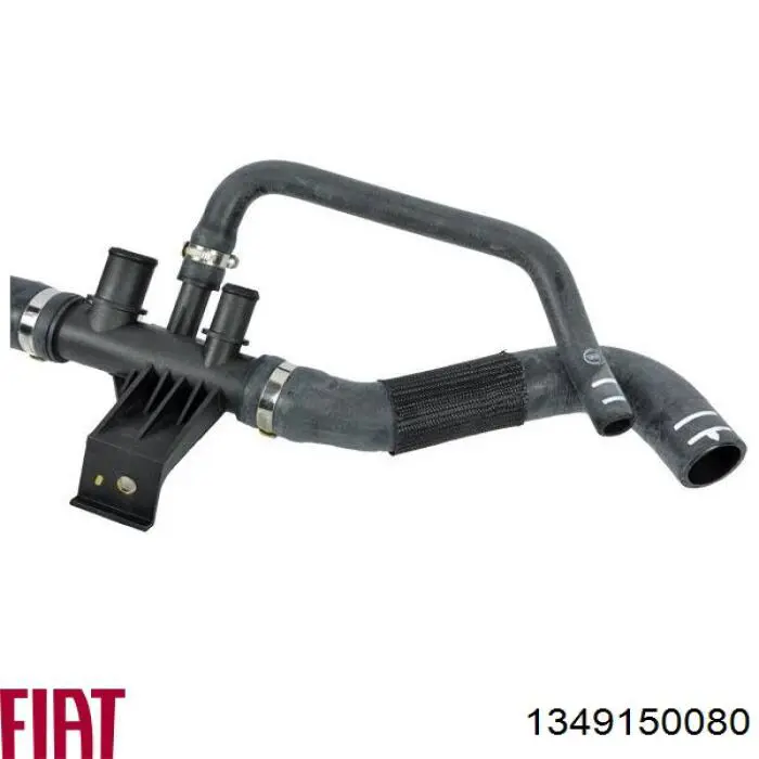 1349150080 Fiat/Alfa/Lancia Шланг/патрубок радіатора охолодження, нижній