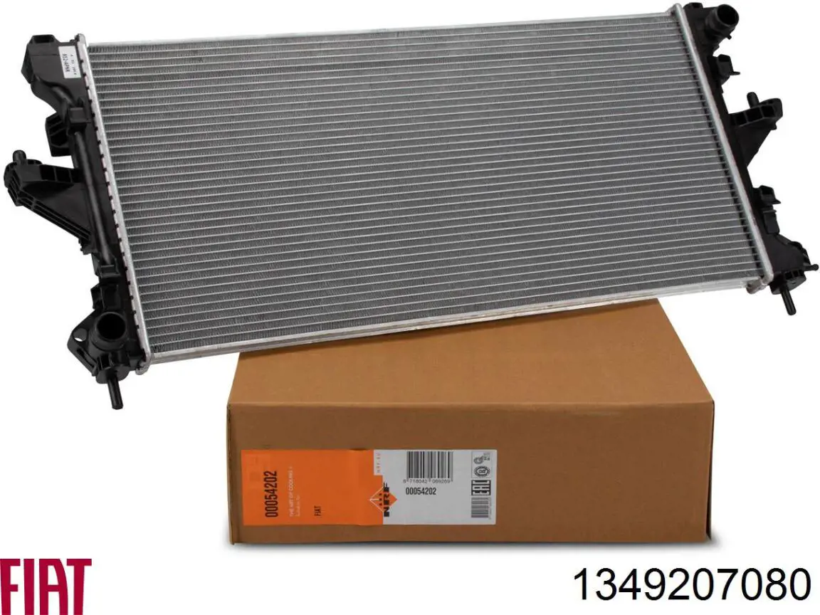 Радіатор 1349207080 Fiat/Alfa/Lancia