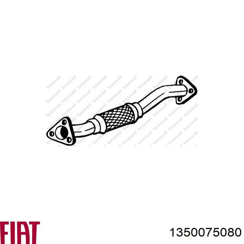 Глушник, передня частина Fiat/Alfa/Lancia 1350075080 ціна, від 102.71 USD