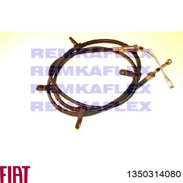 Трос стоянкового гальма передній Fiat/Alfa/Lancia 1350314080 ціна, від 16.00 USD