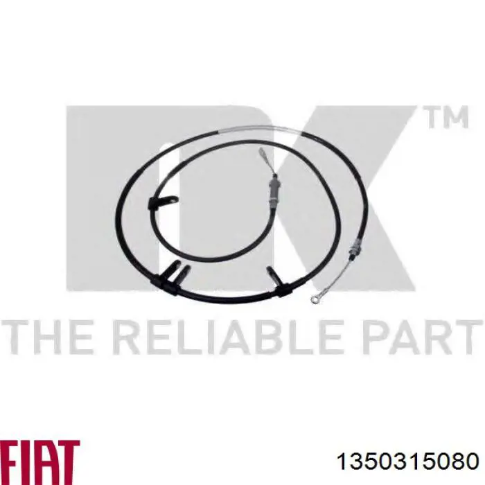 Купити 1350315080 Fiat/Alfa/Lancia Трос ручного гальма передній