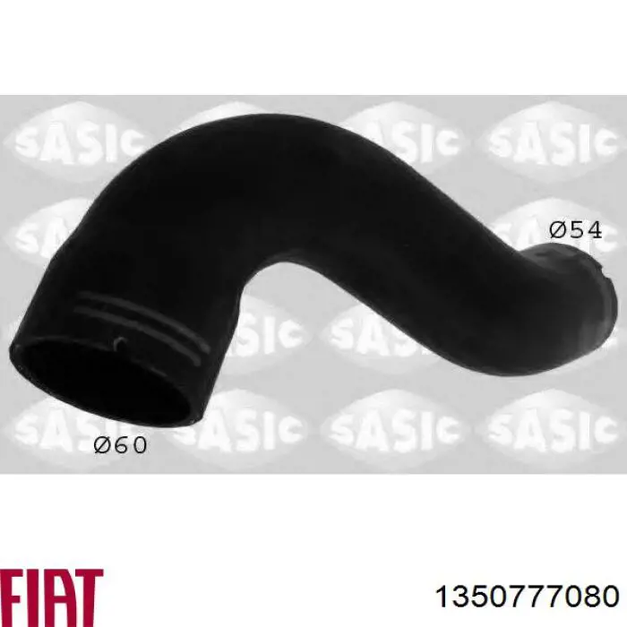 Трубка, що нагнітається Fiat/Alfa/Lancia 1350777080 ціна, від 17.82 USD