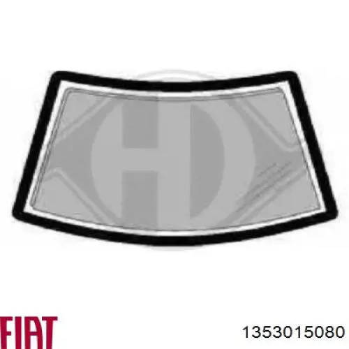 1353015080 Fiat/Alfa/Lancia Автомобільне скло