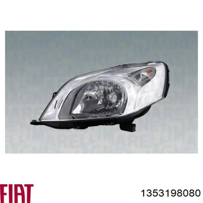 Фара дальнього світла в зборі Fiat/Alfa/Lancia 1353198080 ціна, від 94.42 USD