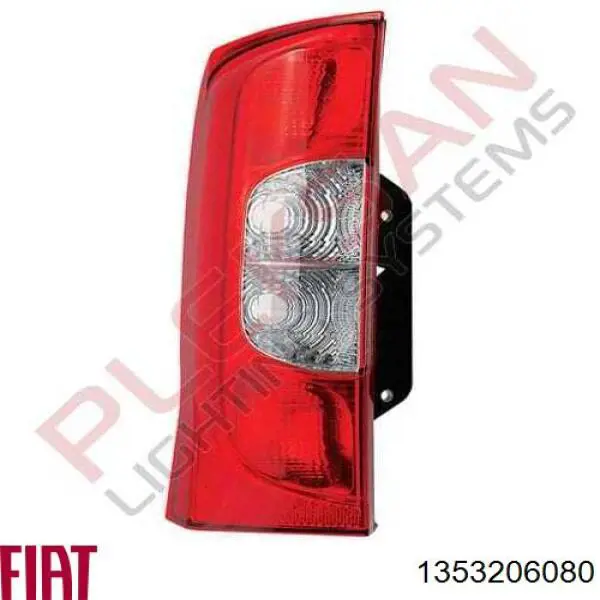 1353206080 Fiat/Alfa/Lancia ліхтар задній лівий