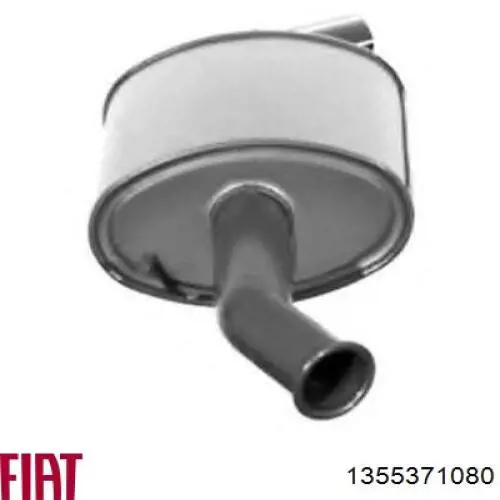 Глушник, задня частина 1355371080 Fiat/Alfa/Lancia
