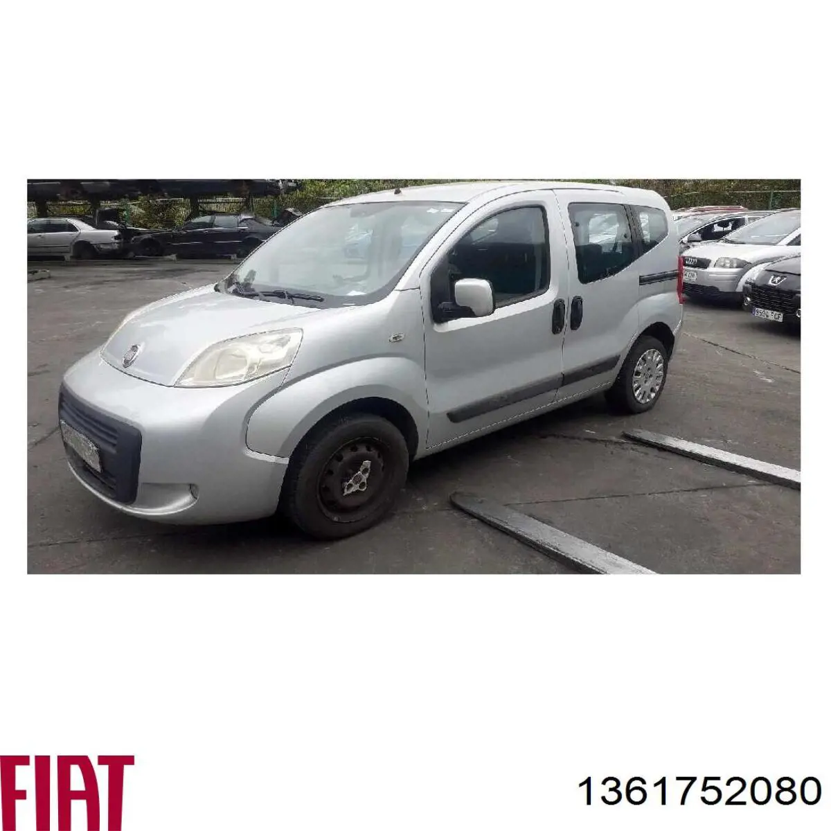  Замок передньої лівої двері Fiat Fiorino 