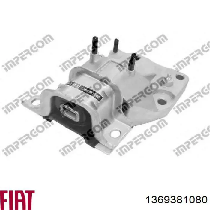 Подушка (опора) двигуна, ліва 1369381080 Fiat/Alfa/Lancia