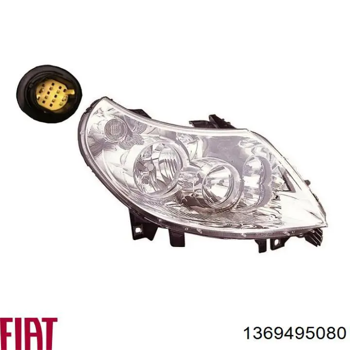 Купити 1369495080 Fiat/Alfa/Lancia Права блок фара