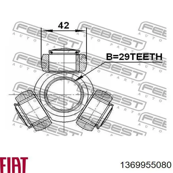 Купити 1369955080 Fiat/Alfa/Lancia ШРУС внутрішній правий