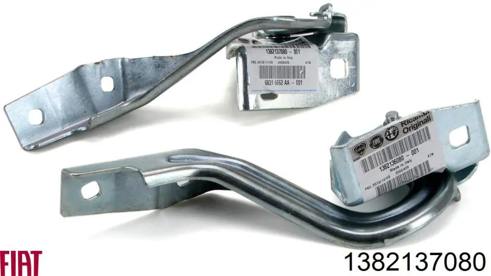 Завіс капота, лівий Fiat/Alfa/Lancia 1382137080 ціна, від 35.47 USD