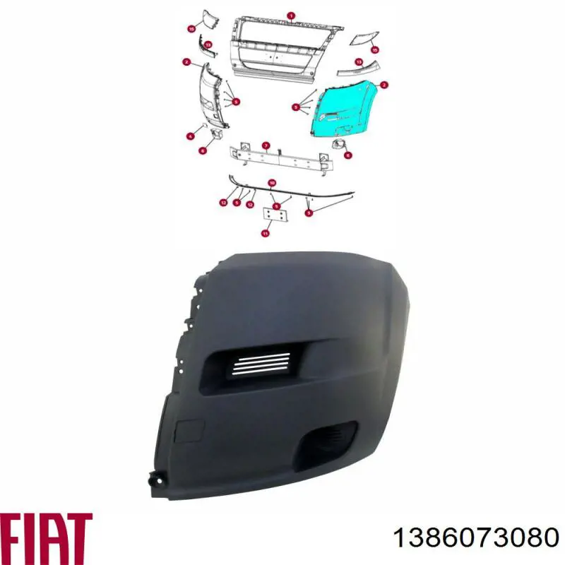 Купити 1386073080 Fiat/Alfa/Lancia 