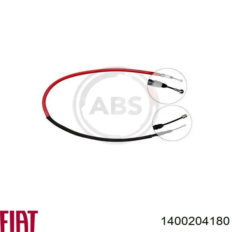 Трос ручного гальма задній, правий/лівий Fiat/Alfa/Lancia 1400204180 ціна, від 11.59 USD