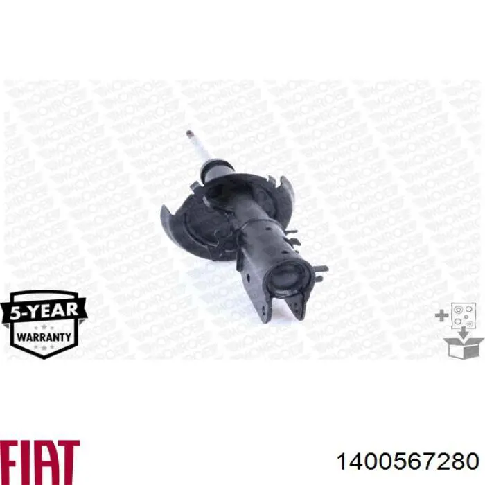Амортизатора передній лівий 1400567280 Fiat/Alfa/Lancia