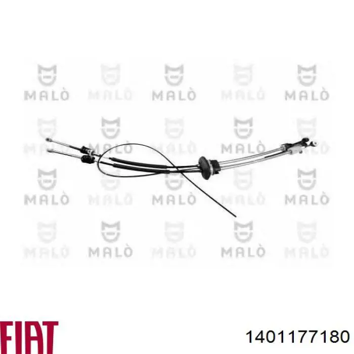 Трос перемикання передач, здвоєний Fiat/Alfa/Lancia 1401177180 ціна, від 78.42 USD