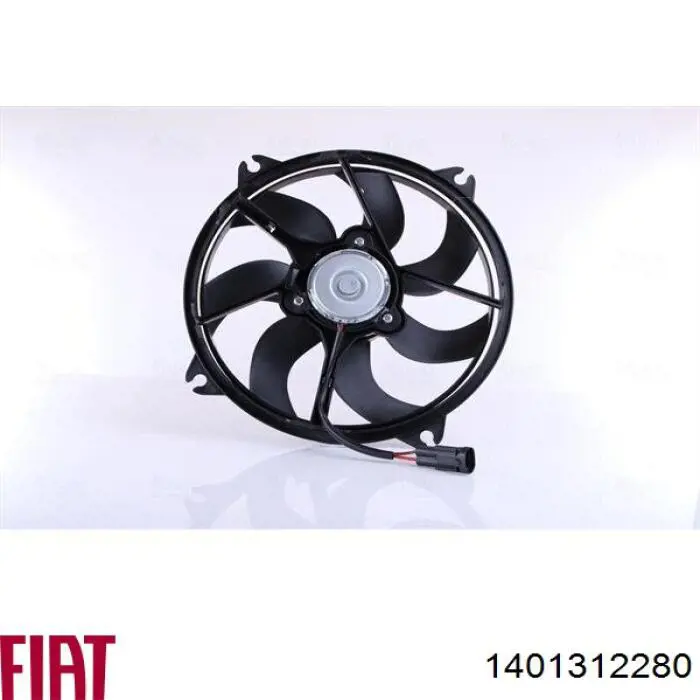 Вентилятор системи охолодження лівий Fiat/Alfa/Lancia 1401312280 ціна, від 50.68 USD