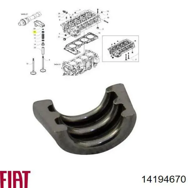 Купити ORK14194670 GP Сухар клапану