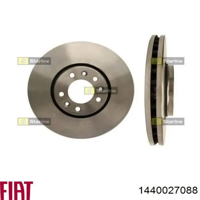 Купити 1440027088 Fiat/Alfa/Lancia Ротор гальмівний