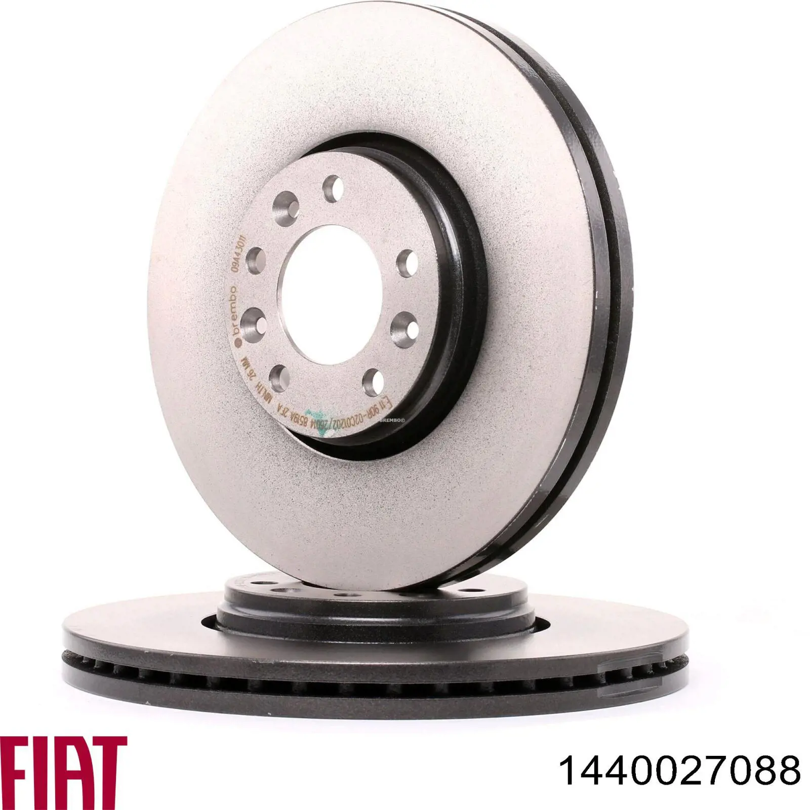 1440027088 Fiat/Alfa/Lancia Гальмо дискове переднє