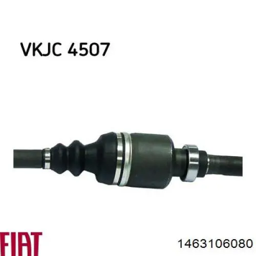 Піввісь передня, права Fiat/Alfa/Lancia 1463106080 ціна, від 94.17 USD