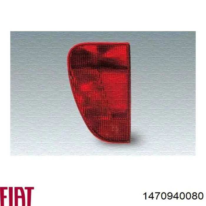 Ліхтар задній правий, внутрішній Fiat Ulysse (220) (Фіат Уліс)