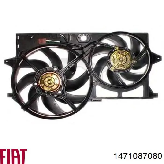 Дифузор (кожух) радіатора охолодження Fiat/Alfa/Lancia 1471087080 ціна, від 11.00 USD