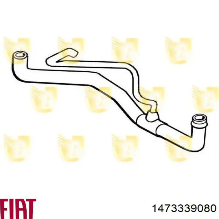 Шланг/патрубок радіатора охолодження, нижній Fiat/Alfa/Lancia 1473339080 ціна, від 33.09 USD