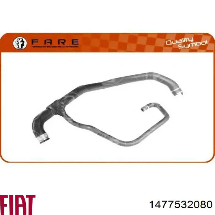 1477532080 Fiat/Alfa/Lancia Шланг розширювального бачка, нижній