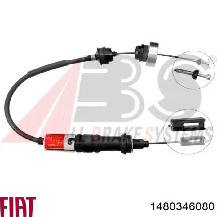 Трос зчеплення Fiat/Alfa/Lancia 1480346080 ціна, від 19.93 USD