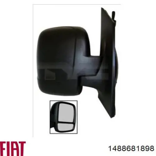 Купити 1488681898 Fiat/Alfa/Lancia Бічне дзеркало заднього виду ліве