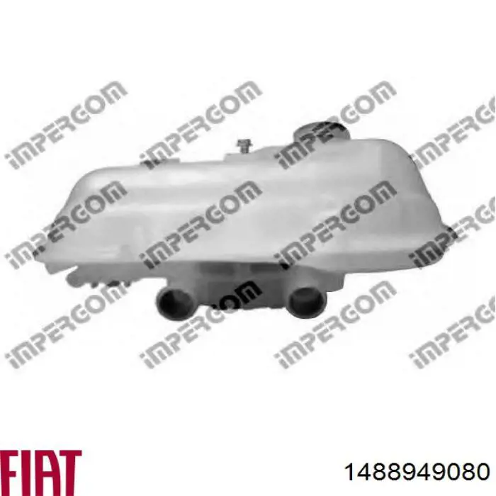 Бачок системи охолодження двигуна розширювальний Fiat/Alfa/Lancia 1488949080 ціна, від 22.76 USD