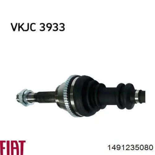 Привід передній лівий Fiat/Alfa/Lancia 1491235080 ціна, від 83.22 USD