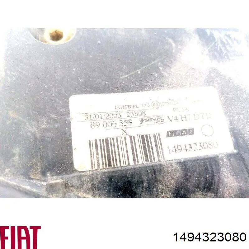 Фара правая Fiat/Alfa/Lancia 1494323080 ціна, від 128.61 USD