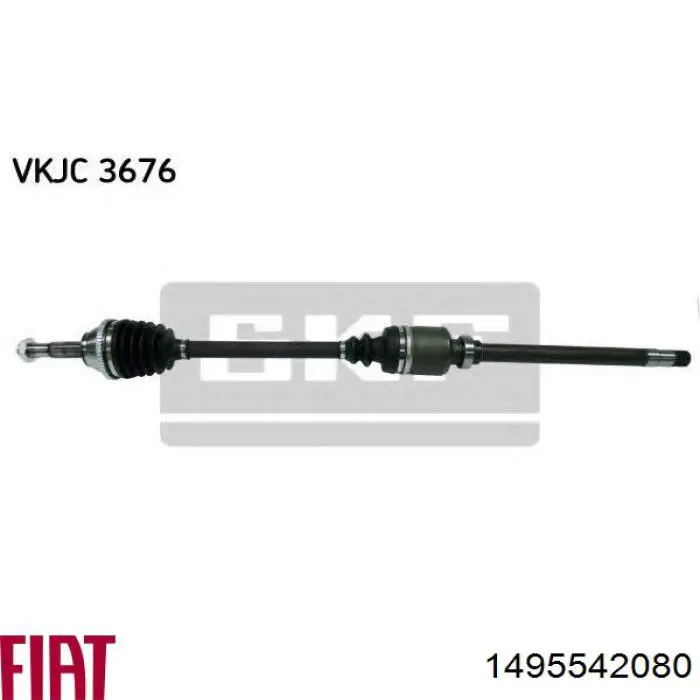 Купити 1495542080 Fiat/Alfa/Lancia Піввісь права