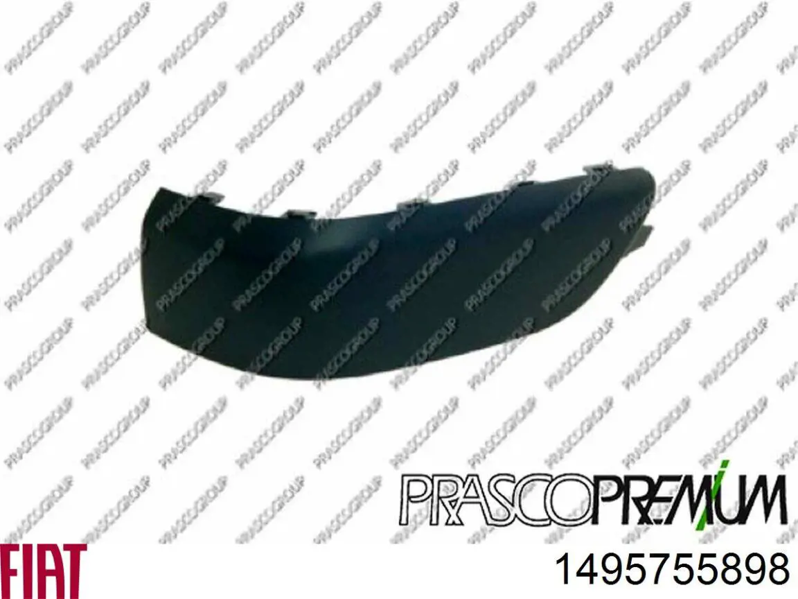 Накладка бампера переднього, ліва Fiat/Alfa/Lancia 1495755898 ціна, від 19.73 USD