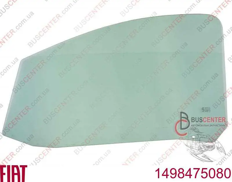 Скло передніх дверей, лівою Fiat/Alfa/Lancia 1498475080 ціна, від 27.23 USD