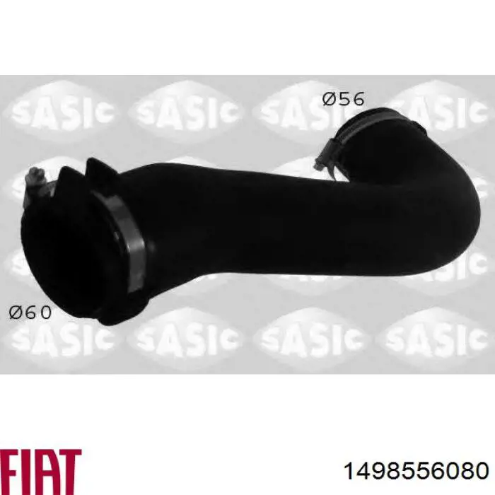 Шланг/патрубок интеркуллера Fiat/Alfa/Lancia 1498556080 ціна, від 18.83 USD