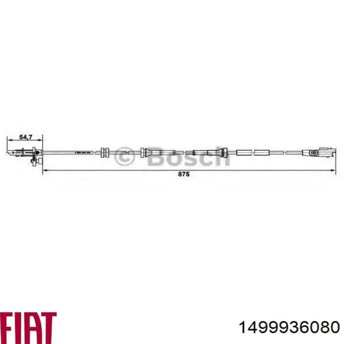 1499936080 Fiat/Alfa/Lancia Датчик АБС