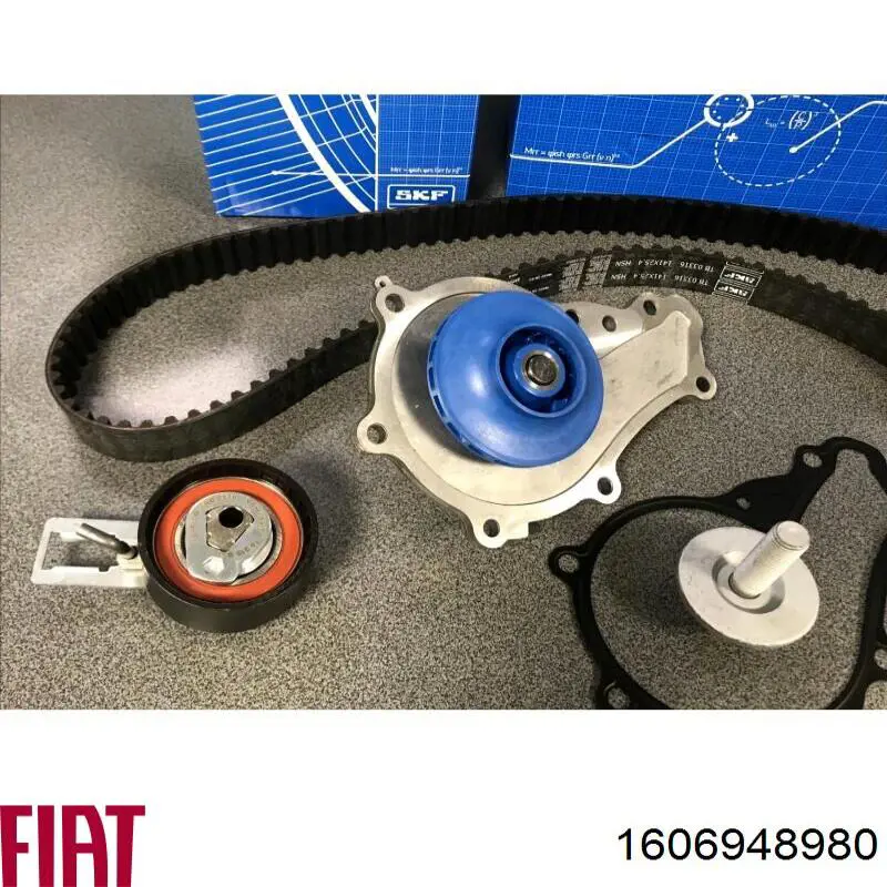 Ролик натягувача ременя ГРМ 1606948980 Fiat/Alfa/Lancia