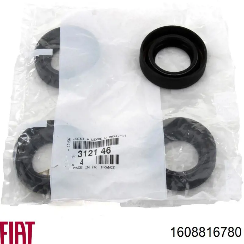 Сальник піввісі переднього моста, лівої Fiat/Alfa/Lancia 1608816780 ціна, від 4.84 USD