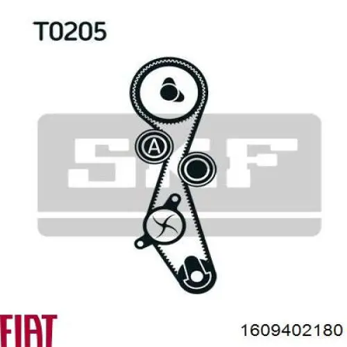 Водяний насос Fiat/Alfa/Lancia 1609402180